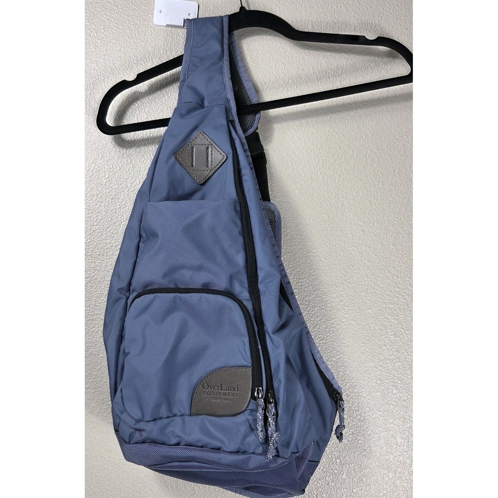 OverLand Equipment Sling Backpack Blue Crossbody Travel Hiking Day Pack